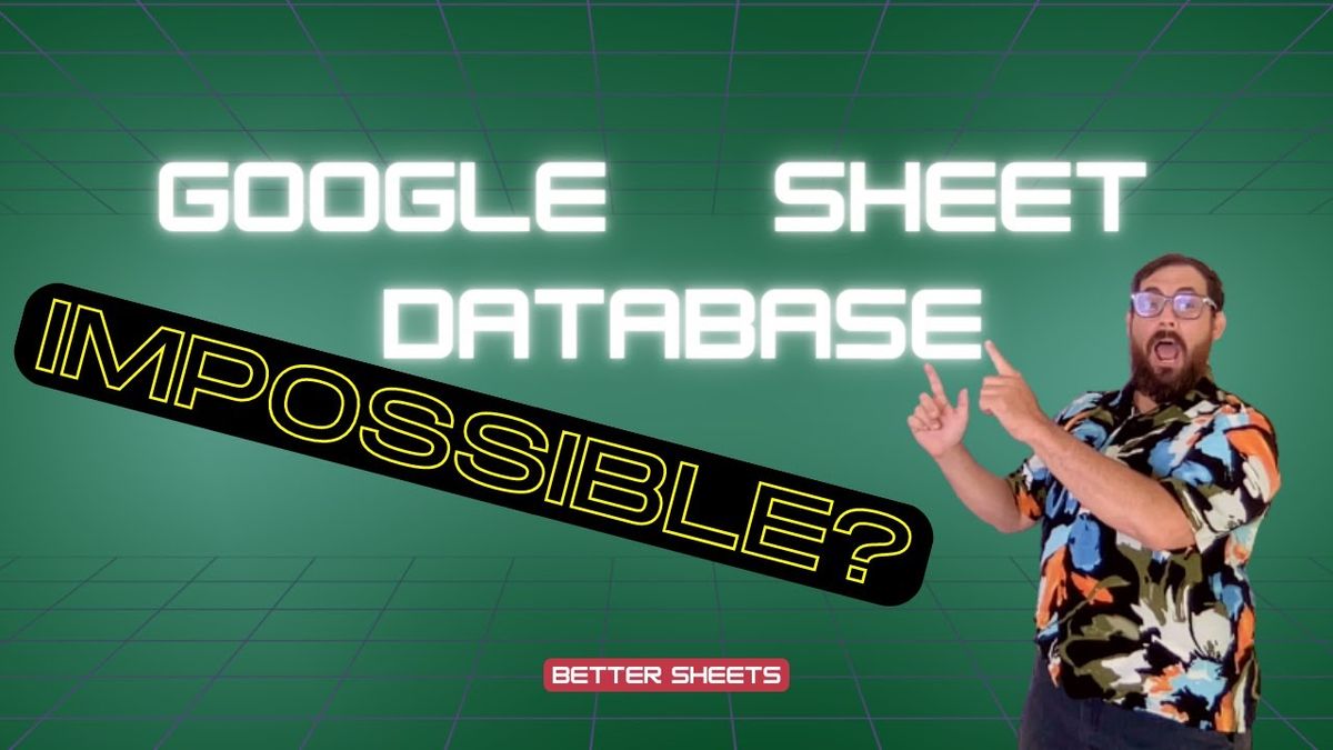 Create a Many to Many Database inside Google Sheets