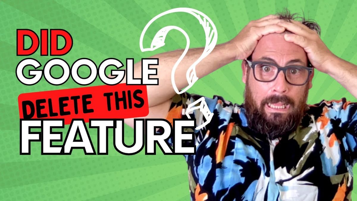 Did Google Take A Feature Away From Users?